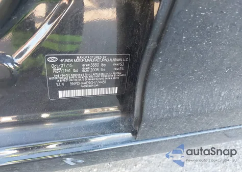 2016 Hyundai Elantra Se из США, поврежденный, VIN 5NPDH4AE9GH774451